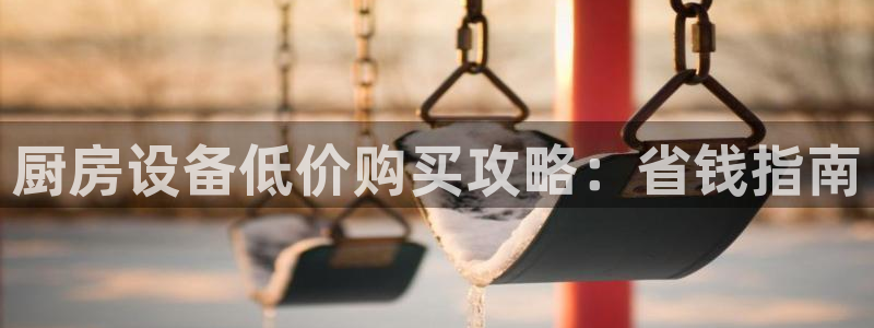 尊龙凯时平台还是万搏好：厨房设备低价购买攻略：省钱指南