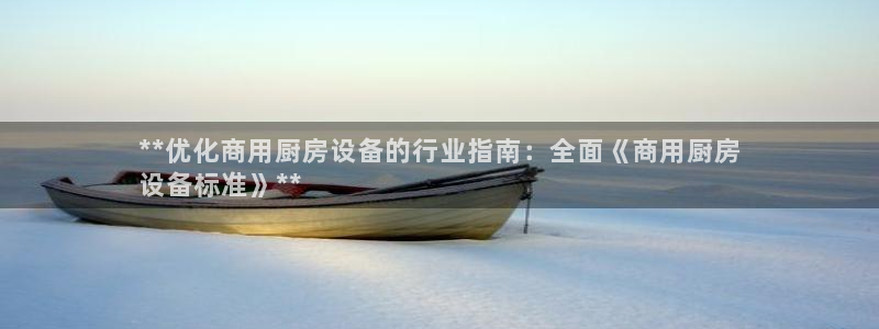 尊龙官网地址：**优化商用厨房设备的行业指南：全面《商用厨房