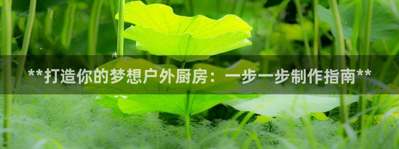 凯时k66官方发布：**打造你的梦想户外厨房：一步一步制作指