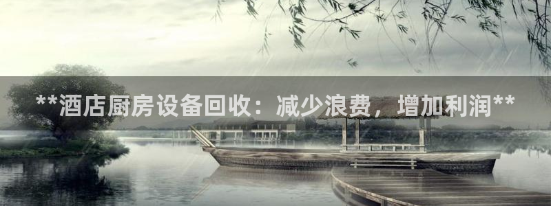 尊龙凯时麻将胡了：**酒店厨房设备回收：减少浪费，增加利润*
