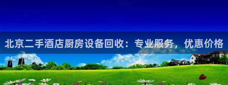 尊龙网站人生就是博：北京二手酒店厨房设备回收：专业服务，优惠
