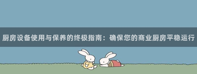 怎样能成为尊龙凯时平台的会员：厨房设备使用与保养的终极指南：