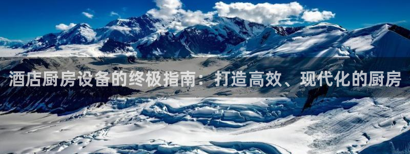 AG尊龙注册在线游戏：酒店厨房设备的终极指南：打造高效、现代