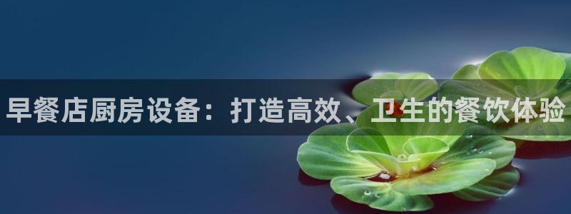 尊龙凯时代理佣金发不发：早餐店厨房设备：